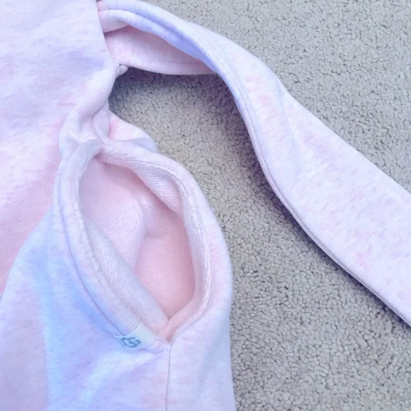 UGG Duffield Light Pink Belted Robe Housecoat Womens Medium Pockets Cotton - Picture 10 of 12